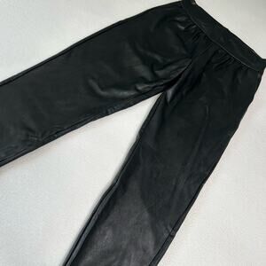Commando Womens Size S Faux Leather Legging Jogger Style Black